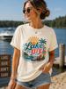 Retro Lake Life Graphic Tee | Summer Vacation Boat Days Shirt