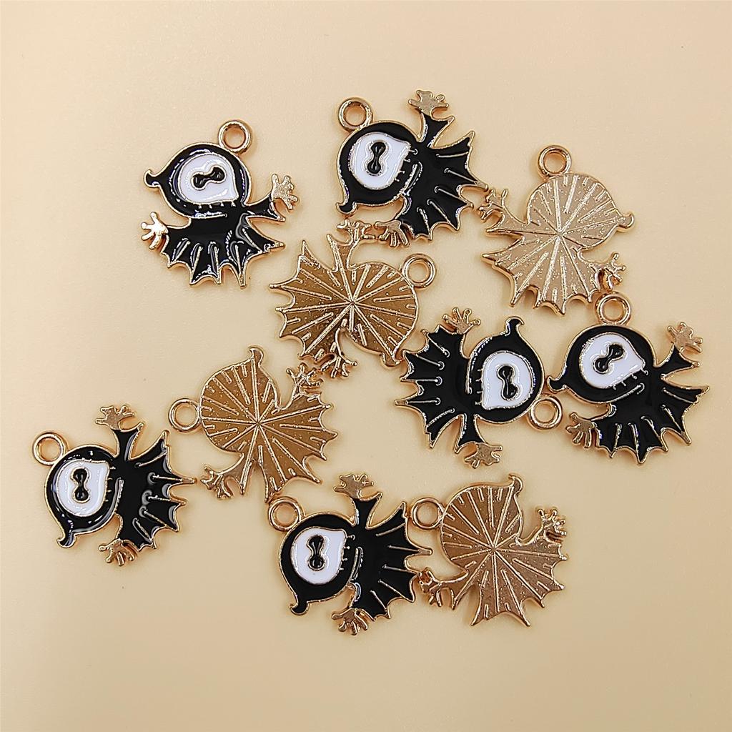 Galvanisiertes Mumienmonster 6/10 Stück DIY-Zubehör Halloween Handgemachtes Material Geist Mode Anhänger Perlen Zubehör