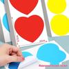 Heart-Shaped Self-Adhesive Name Stickers for Kindergarten