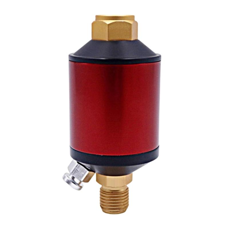 Advanced High Efficiency Air Line Water Separator Filter For Pneumatic Systems Moisture Particle Removal 1/4" Connection