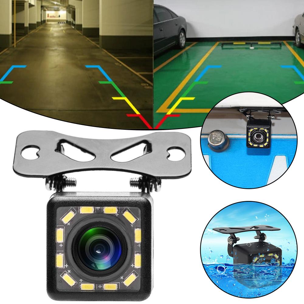 12 LED 170° Rear View Camera Reversing Parking Cam Car Night Vision Waterproof