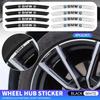 For BMW Carbon Fiber Vinyl Car Tire Wheel Hub Rims Decals Sticker Car Accessories For BMW E36 E46 E90 F10 F30 F20 E87 E92 G30 X5