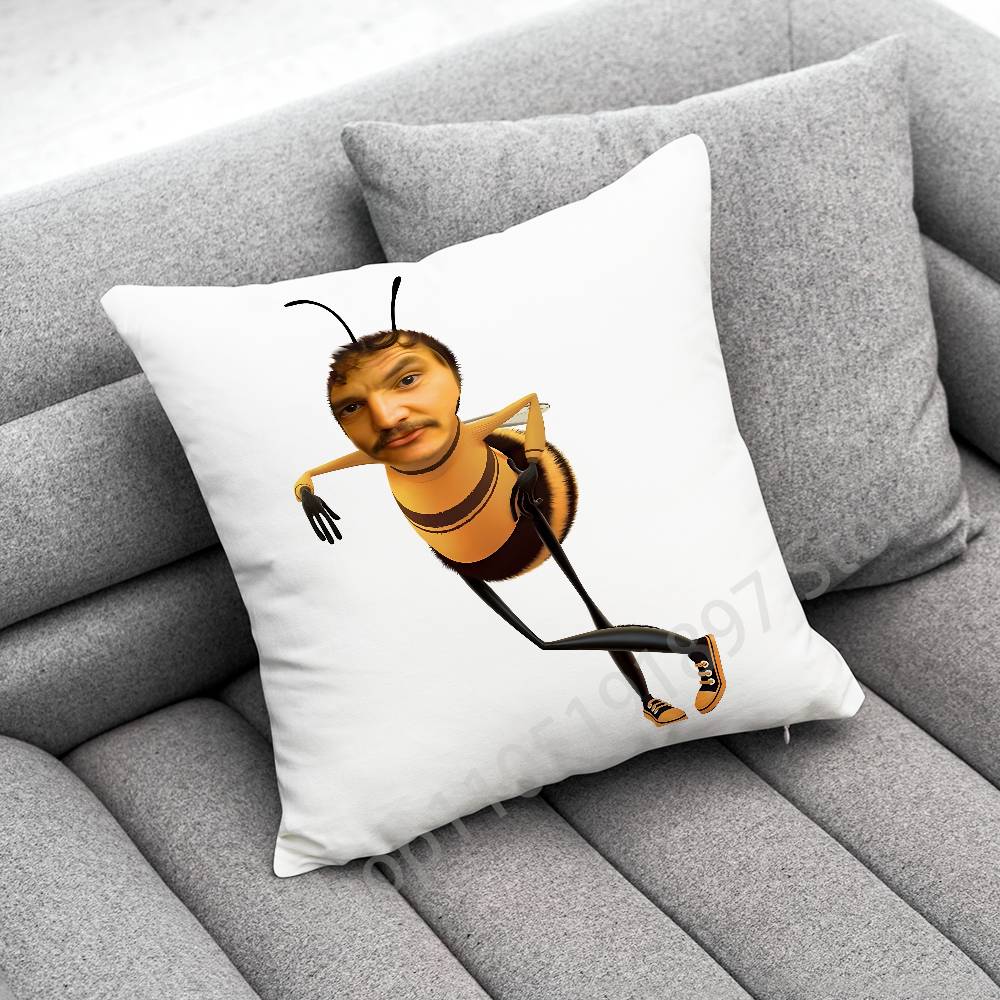 Actor P-Pedro Pascal Throw Pillow Case For 45*45cm 40cm 55cm 50cm 30cm Square Car Pillowcase Shell
