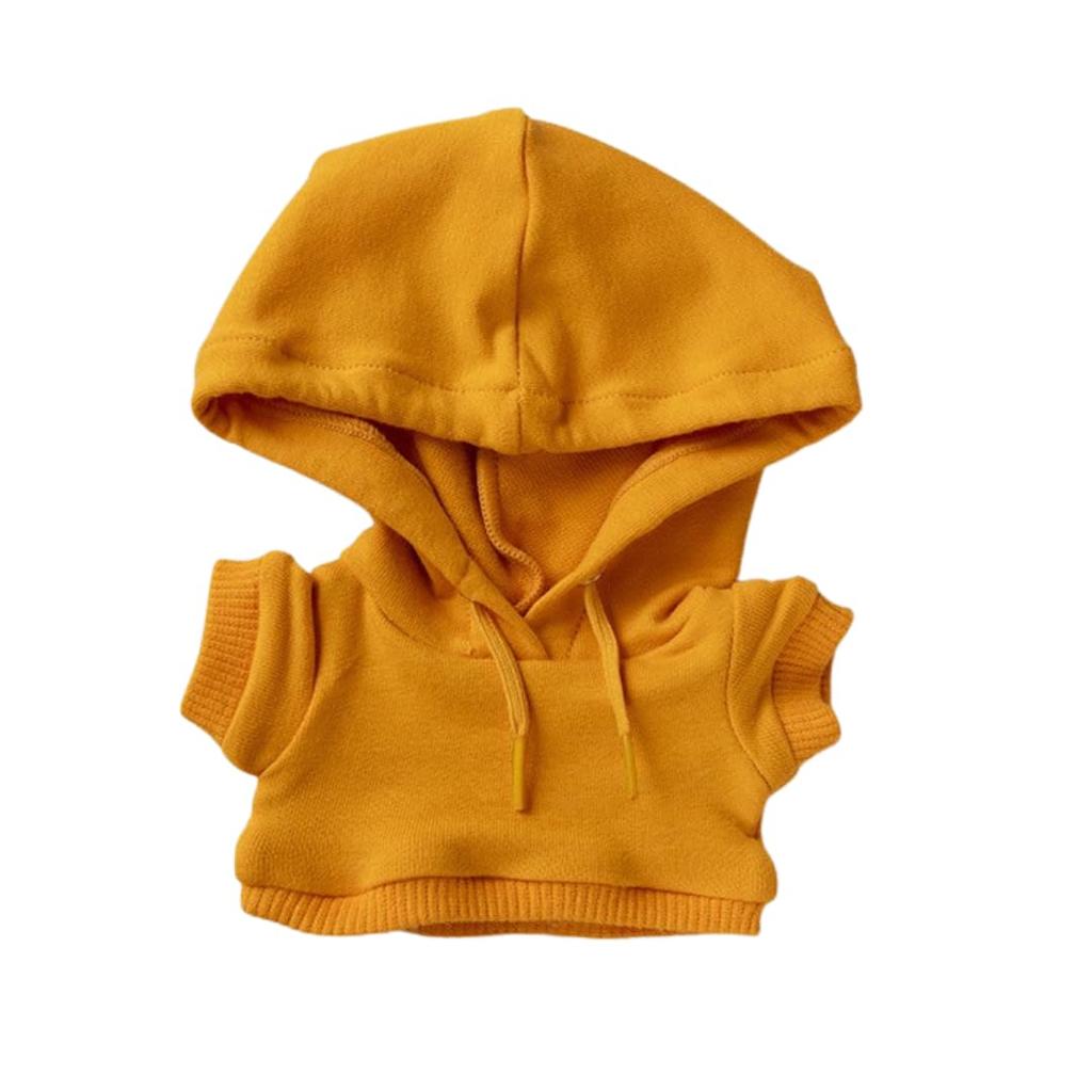 ateena Plush Toy Clothes, 10cm-15cm, for Mini Plushies, Favorite Character Plushies, Dolls, Dress-up Clothes (Yellow, 10cm)