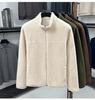 2025 Japanese Style Fleece Stand Collar Jacket - Thick, Warm, Casual Autumn/Winter Wear