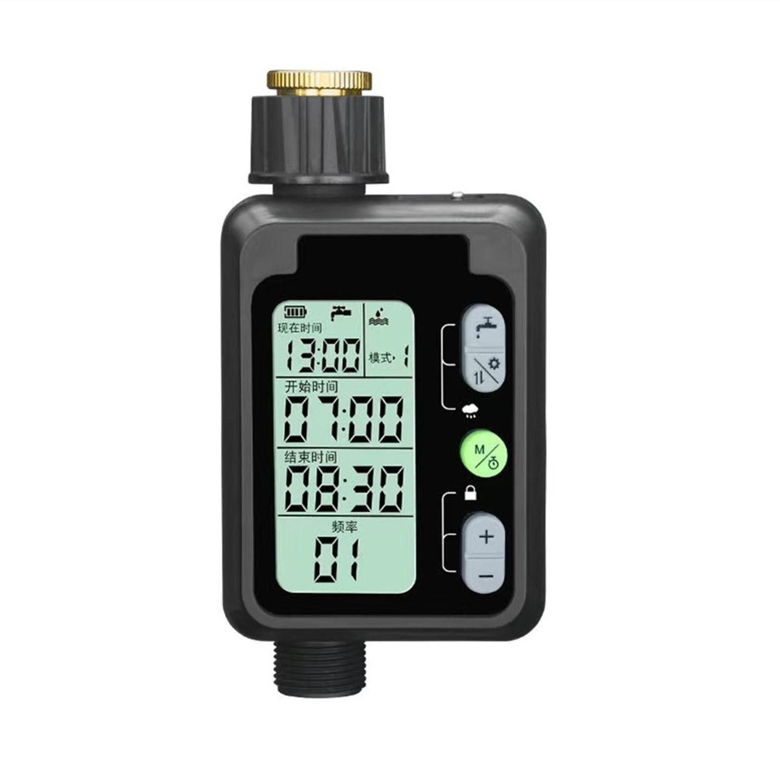 Sprinkler Timer with Easy Installation with Rain Sensing Automatic Garden Watering System IPX5 Waterproof for Lawns and Gardens