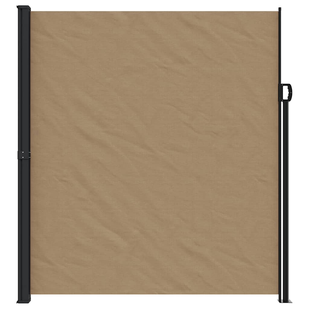Retractable Side Awning Taupe 220x300 cm