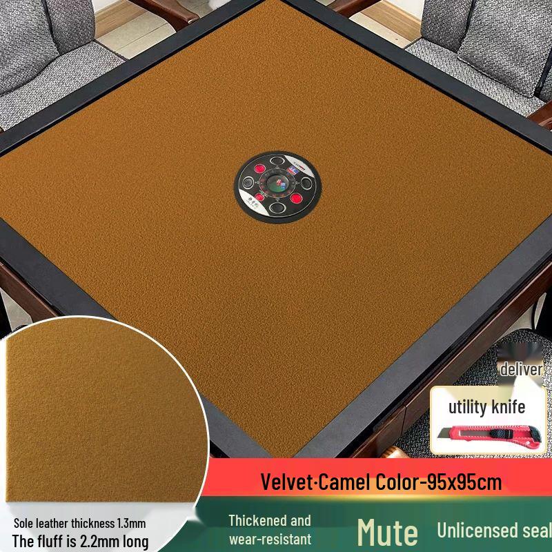 Velour Silent Mahjong Tablecloth