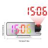 Alarm Clock With Projector Ceiling Projecting Alarm Clock 12/24 H Auto Dimming Display Decoration For Living Room Classroom