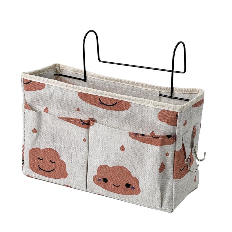 Hanging Basket Dormitory Bedside Storage Rack Large Capacity Bedroom Bed Beside Multipurpose Storage Bags Home Hangings Bag