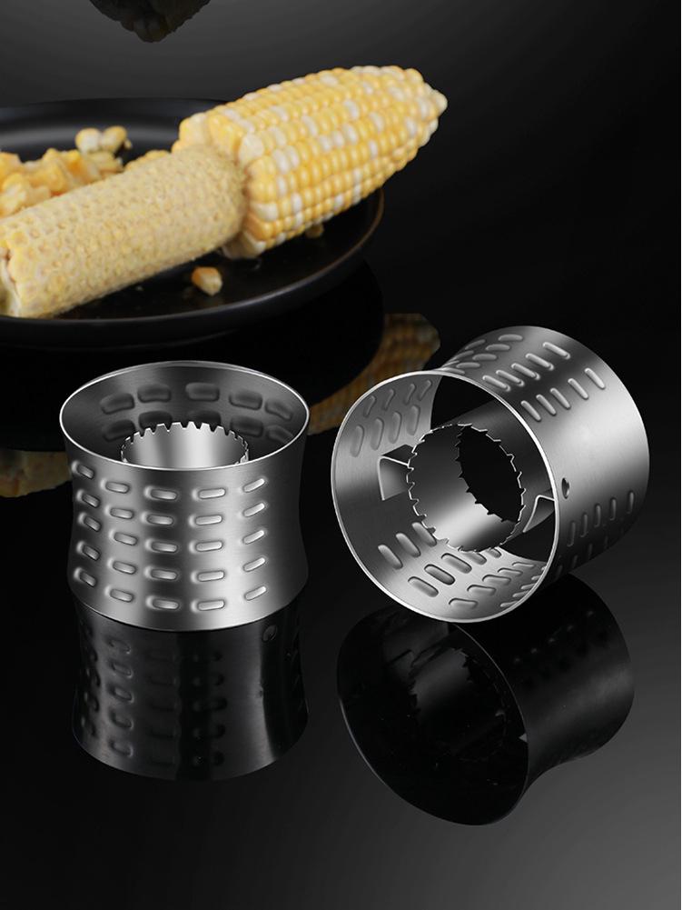 304 Stainless Steel Corn Peeler - Manual Kitchen Thresher Scraper for Corn Kernel Removal