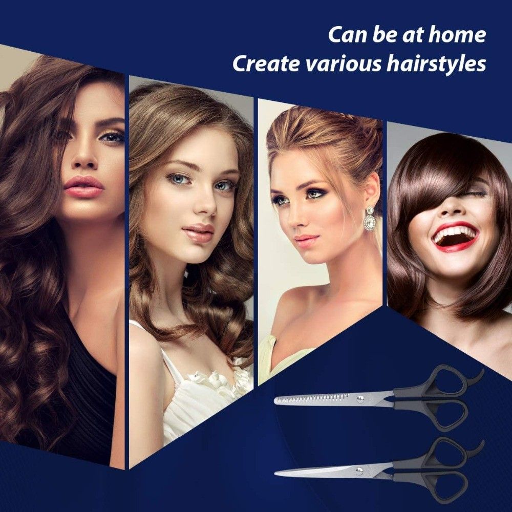 Trimming Hair Thining Stainless Steel Haircut Tools Flat Scissors Haircut Scissors Teeth Scissors