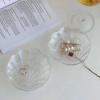 Glass Jewelry Display Plate Nordic Style Necklace Holder Trendy Earrings Display Tray Girl Gift
