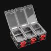 Fishing Tackle Box Expandable Fishing Tackle Box Fishing Hardware Toolbox Waterproof Tool Box Clear Top Fishing Lure Storage Box