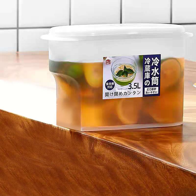 Wasserkocher mit Wasserhahn Getränkespender Kaltsaft Limonade Getränke Eimer Flüssigkeitsvorratstank Kühlschrankorganisatoren für den Außenbereich