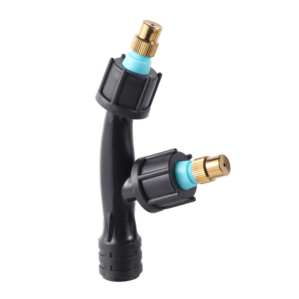 Garden Lawn Irrigation Pesticide Spraying Sprinkler Agricultural Single/Double/Three Nozzle Head Copper Atomizing Sprayer Nozzle