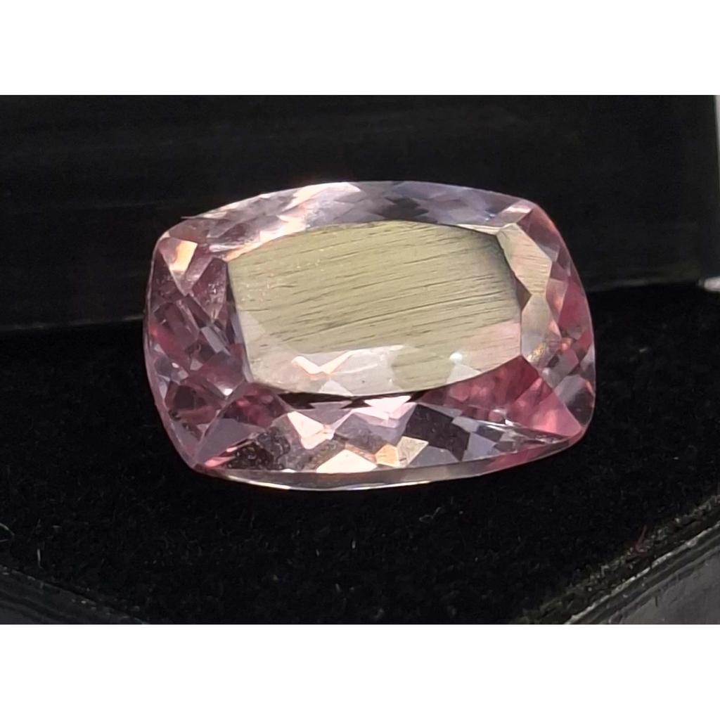 Stunning Peach Morganite Natural Cushion Cut 5-7 Ct Certified Loose Gemstone