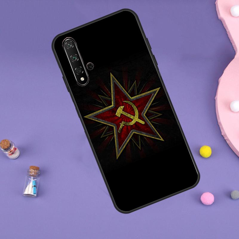 

USSR Flag Soviet Union For Huawei Nova 10 9 SE 3i 7i 8i 11i 12i Y60 Y61 Y70 Y72 Y73 Y90 Y91 P20 P30 P40 Lite Case Huawei Nova 9