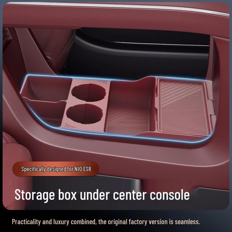 Silicone Pad for 26 NIO ES8 Models' Central Storage Box.