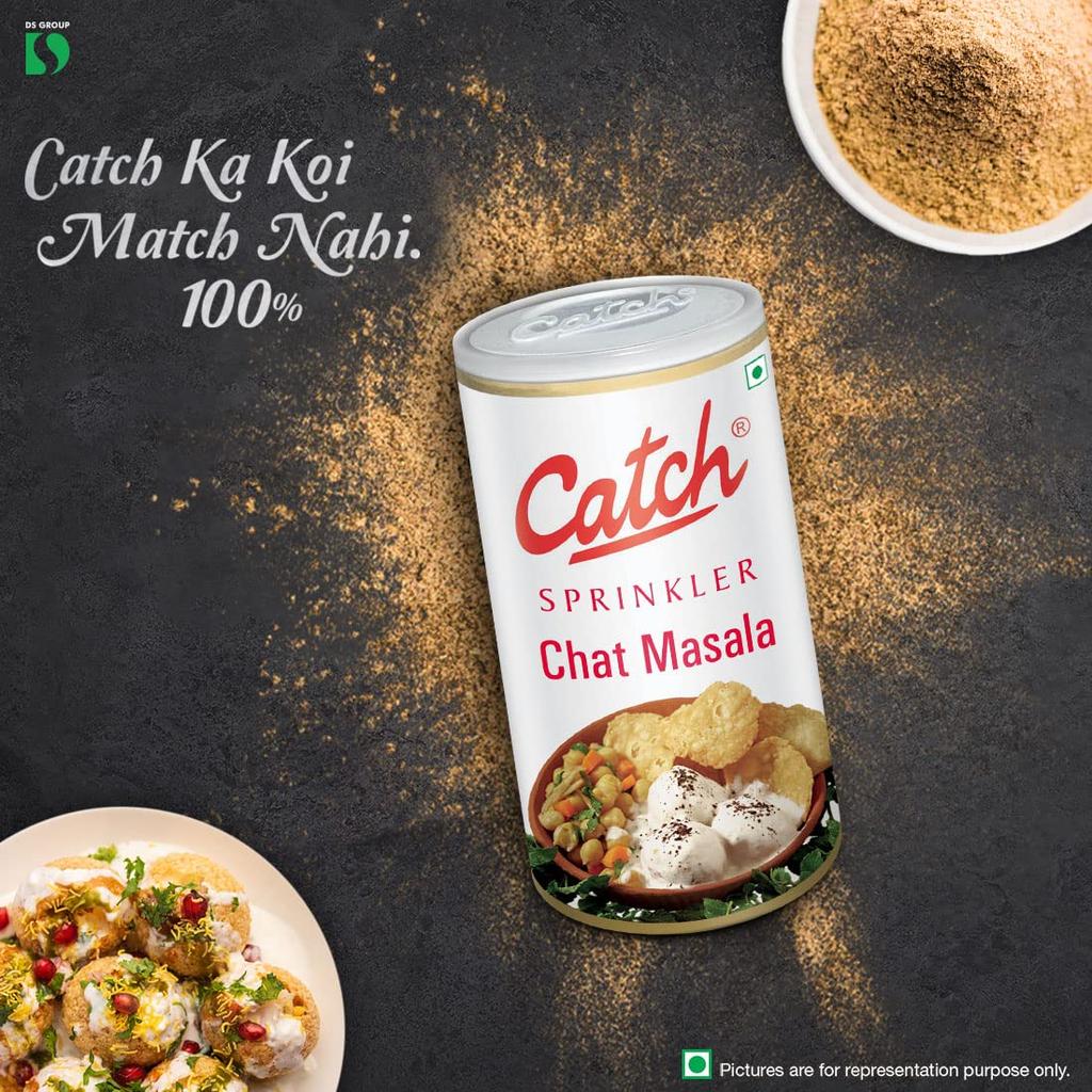 Catch Chat Masala Sprinkler 100g Pack Of 2 Vegetable Seasoning Mix For Flavorful Snacks Salads And Indian Dishes