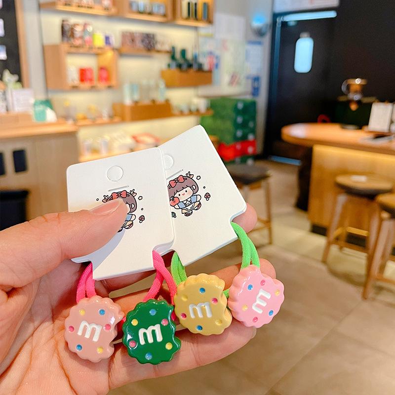 Cute Cartoon Candy Hair Tie for Girls & Women - High Elastic Rubber Band