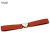 Love Heart Buckle Dress Decoration Decorative Waistband Waist Belts Waist Strap Elastic Belts
