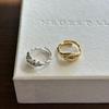 Women's Geometric French Croissant Adjustable Ring - Trendy and Versatile Fashion Accessory