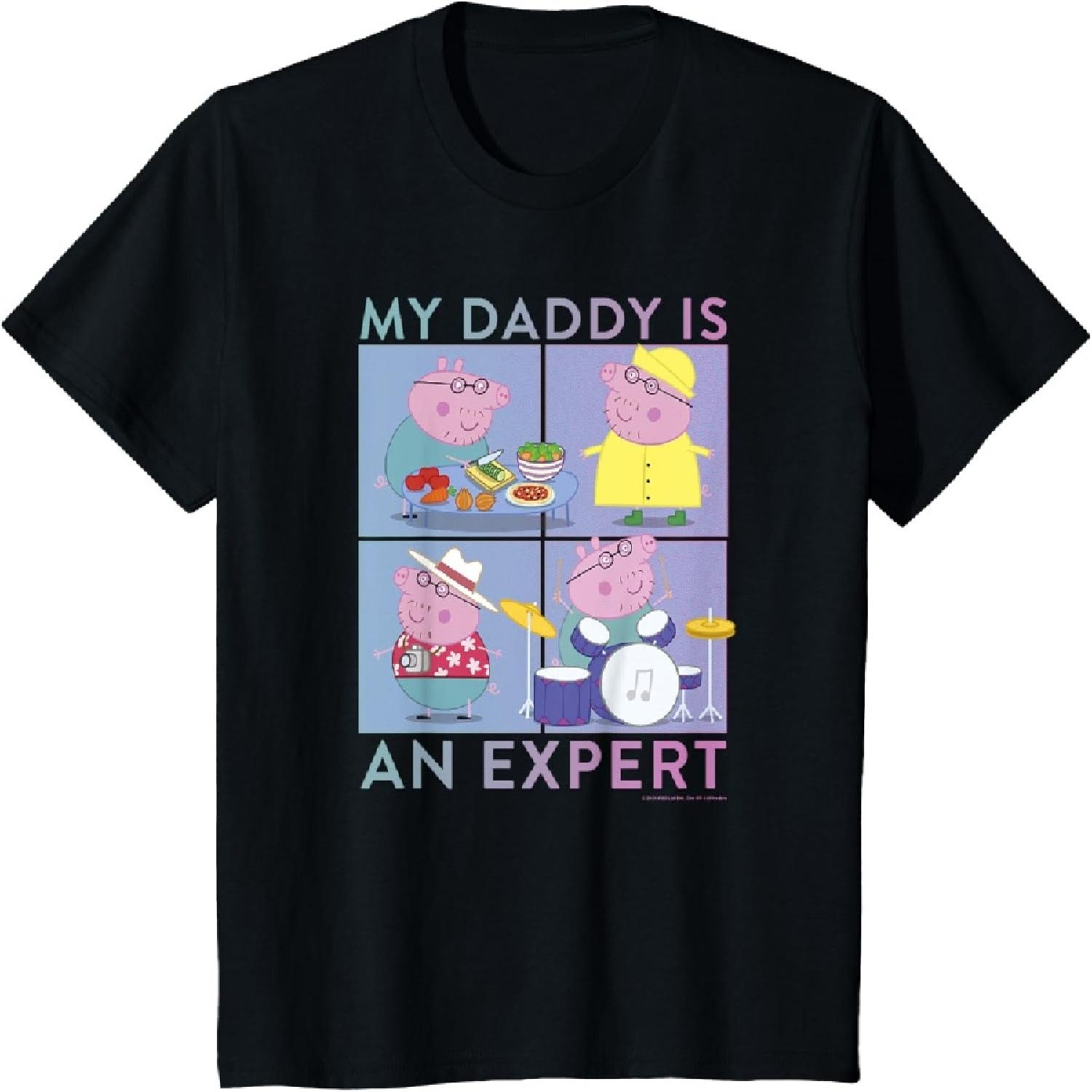 Пеппа Пиг Футболка ко Дню отца Папа Свин Эксперт S