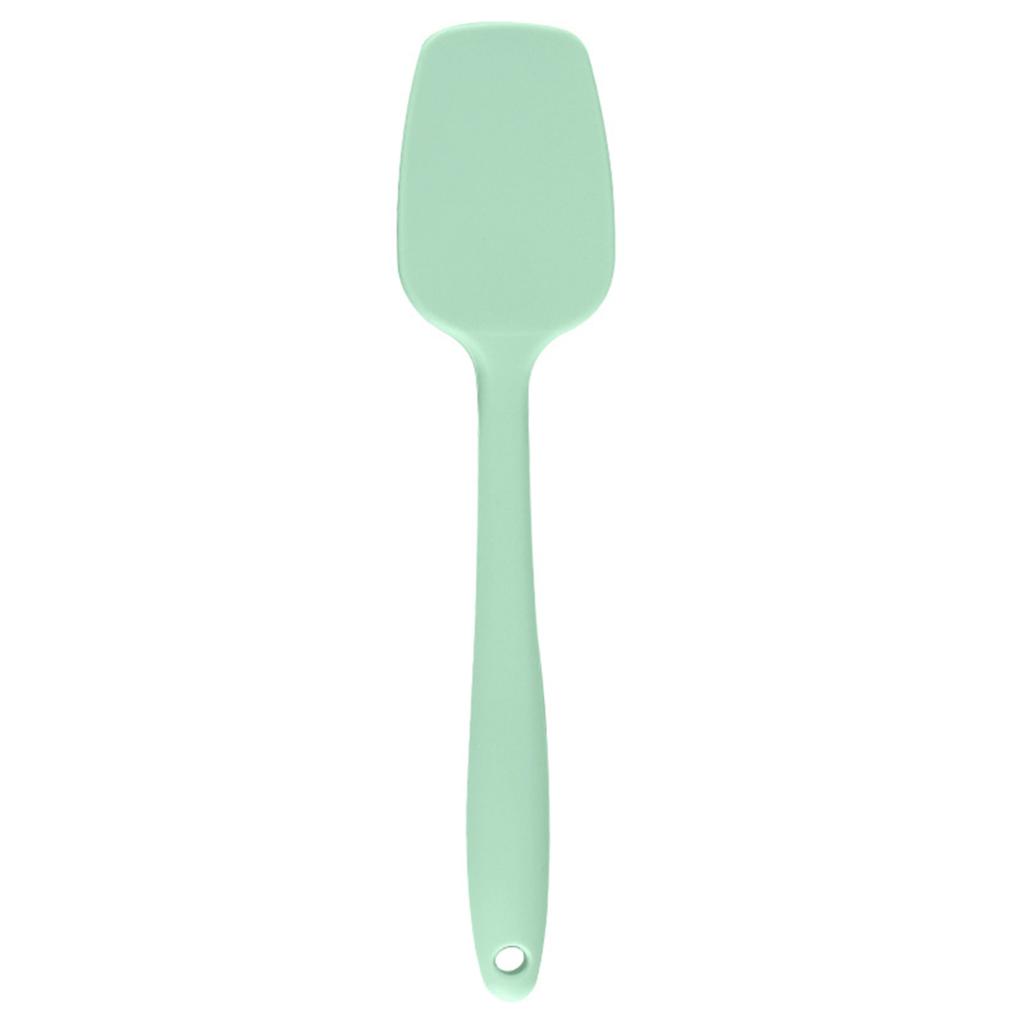 Non-Stick Silicone Spatula with Hanging Hole Non-Slip Handle Heat Resistant Flexible Scraper Baking Mixing Tool Dishwasher Safe BPA-Free Butter