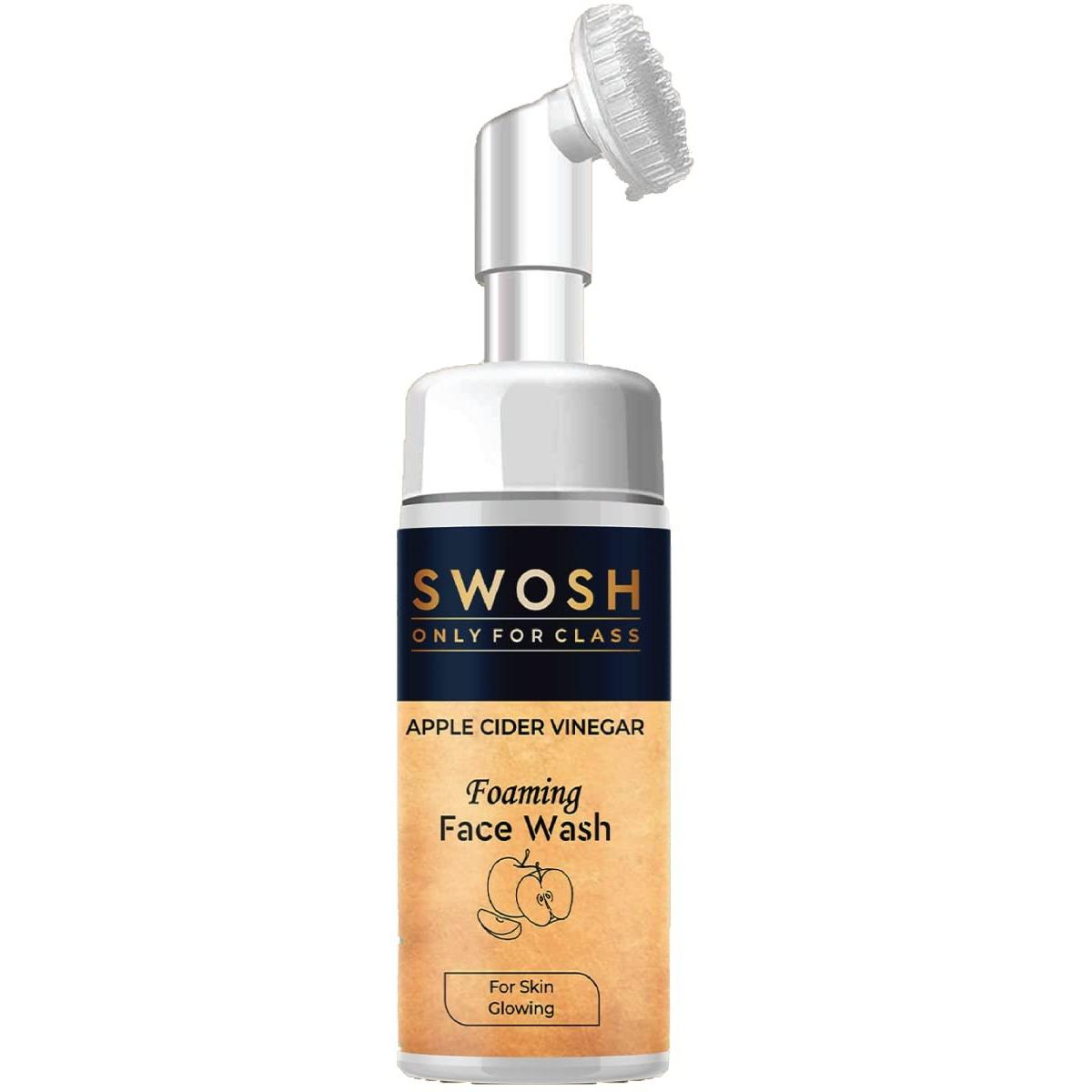 Гель для умывания с Яблочным уксусом (100 мл), Apple Cider Vinegar Foaming Face Wash, Swosh