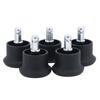 5/10Pcs Chair Caster Wheels Office Stopper Caster Glides Fixed Chairs Carpet Wheel Castors Accessories Foot Desk Stationary