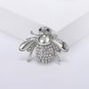 Fashion Enamel Bee Brooches for Women Rhinestone Insect Pins Event Party Funny Gifts Backpack Decoration Clothes Accessories