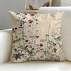 Leaf Cushion Cover Soft  EasyWash Pillow Case  Versatile for Couch Bed Travel and Office