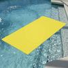 Water Floating Mat Soft Lightweight Lounge Mattress for Boating Lake Outdoor Yellow
