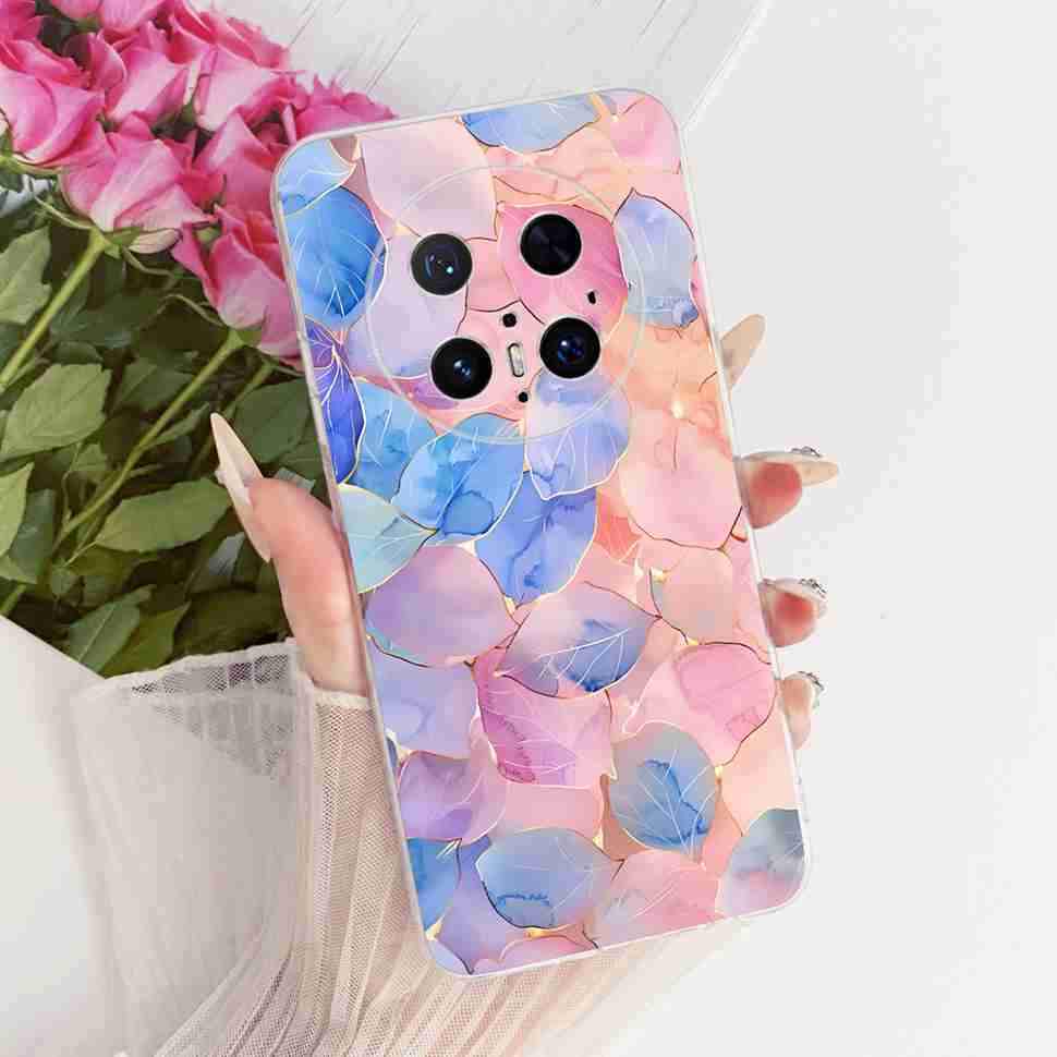 For Huawei Mate 70 Pro 5G Case PLR-AL00 PLR-AL50 Silicone TPU Cover For Mate 70Pro+ 70 Pro Plus 5G Cartoon Lion Butterfly Bumper