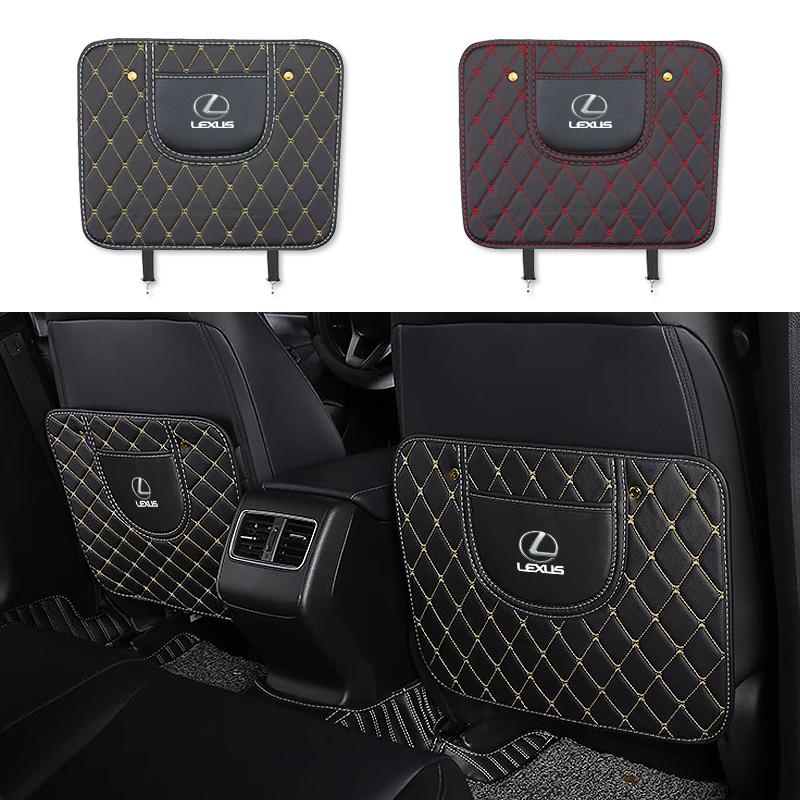 Car Seat Backrest Anti Kick Pad Auto Interior Accessories For Lexus F SPORT IS250 IS200 CT200h GS300 LS430 RX450h LX570 IS300
