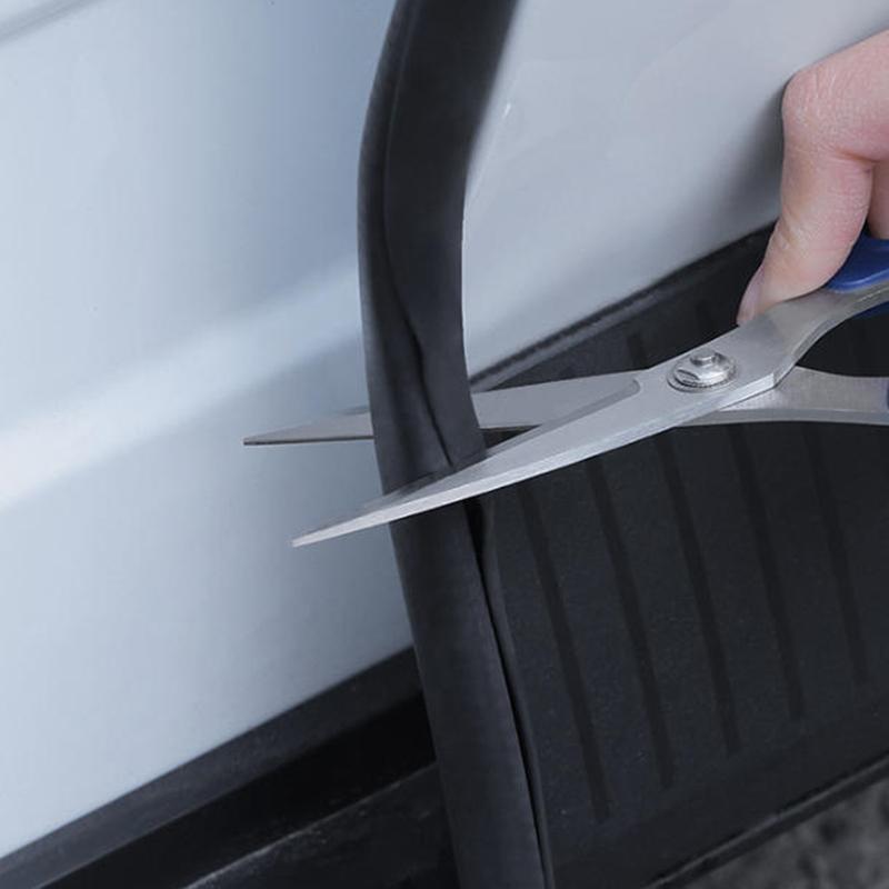 2pcs Car B pillar Sealing Strip Steel Bar Enhanced Door Edge Gap Dustproof and Sound Insulation for Sedan SUV