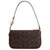 Coach Plaza 18 Hardware in Ottone Metallo Borsa a Mano in Ecopelle e Pelle di Mucca Borsa a Spalla Piccola da Donna Marrone Acero CCD38-B4YDT