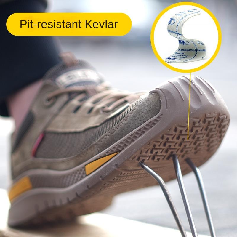 Pracovní ochranné boty Pánské Ocelová špička Kevlarové Bezpečnostní boty Pracovní boty, Protirozšlapávací a Protipropíchnutí Pracovní ochranné boty Pánské