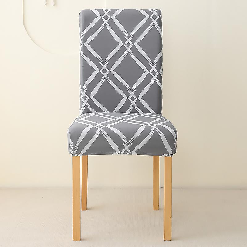 

Розтягнутий чохол для обіднього стільця Захист від бруду Чохол для сидіння стільця для вітальні, весілля, кухні готелю, церемонії, банкету, офісу знімний Universal