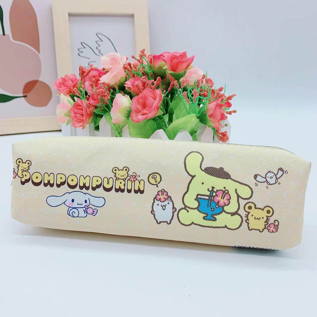 Kpop Demon Hunter Girl Group Pencil Bag Primary School Stationery Pencil Bag Xiaobai Pu Zipper Bag Pencil Bag