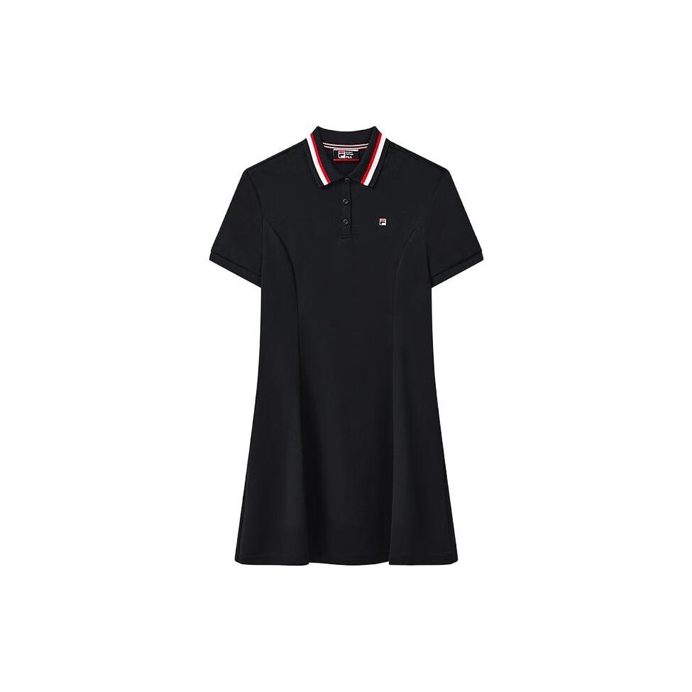 New FILA MODERN HERITAGE Short Sleeved Dress Women's Legend Blue F11W321399ANV