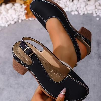 Damen Sommer neuer Stil Reise Strand Camping Notwendigkeiten High-Heel Sandalen, modisch, weich und hautfreundlich Baotou Damenschuhe