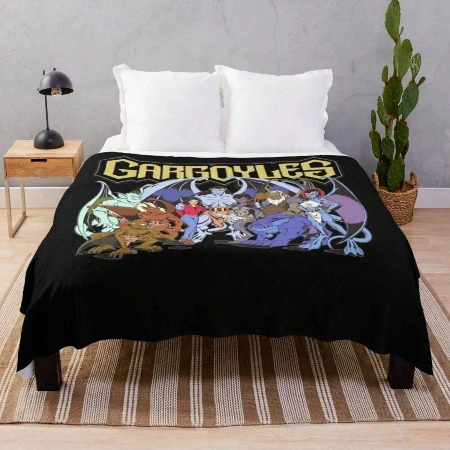 Gargoyles The Origin Essential T-Shirt Throw Blanket Bed Fashionable Christmas Gifts Bed Covers Summer Beddings Blankets S разноцветный