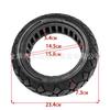 10x2.75-6.5 Solid Off-Road Tread Electric Scooter Tires