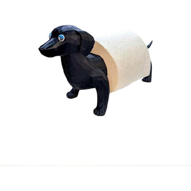 Cute Animal Toilet Paper Holder - Sturdy PLA Bathroom Tissue Roll Stand (Cat, Pig, Frog, Dog Designs) (Frog)