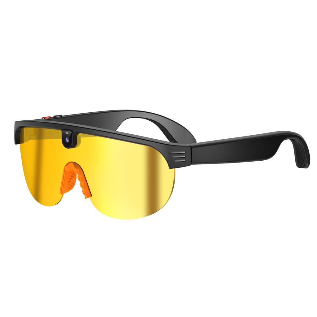 4K Polarized AI Smart Cycling Glasses Men 800W Camera Video Recording Translation Sunglasses Bluetooth Call Music Sports Glasses Image Stabilization