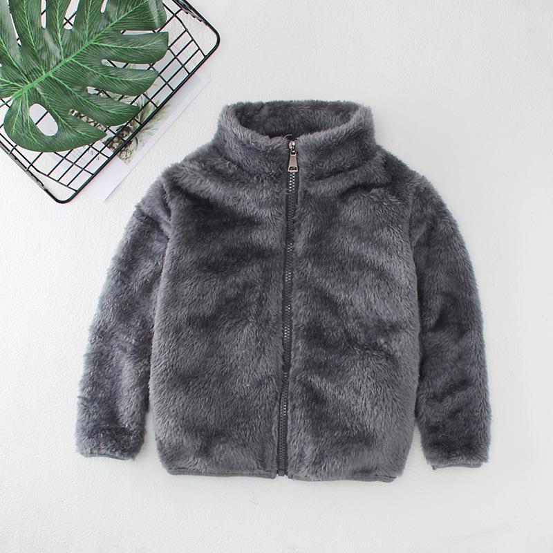 Doppelseitiger Arctic Fleece-Mantel für Kinder von 1–7 Jahren – Warmes Fell für Jungen und Mädchen