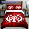 3pcs Duvet Cover Set (1*Duvet Cover + 2*Pillowcase, Without Core), 05 1FSV Mainz 05 Print Bedding Set, Bedroom Decor, All‑Season, Birthday Gift