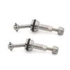 2 Pcs Extended Metal CVD Cardan Shaft 2mm With M2 Nut For 1/28 RC Car Wltoys K969 K989 K979 P929 Upgrade Parts